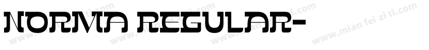 Norma Regular字体转换